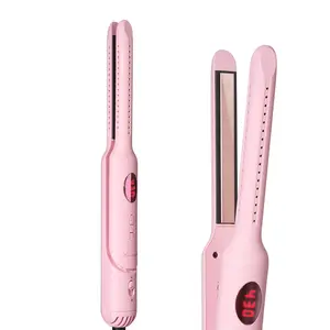 Lanvier Airflow Styler, Mini Curling Iron for Short Hair Pixie Cut & Bangs, 0.65-inch Flat Iron with 360 Degree Cool Air Flow, Dual Voltage 100-240V Global Use 4 Adjustable, Heat up to 430°F