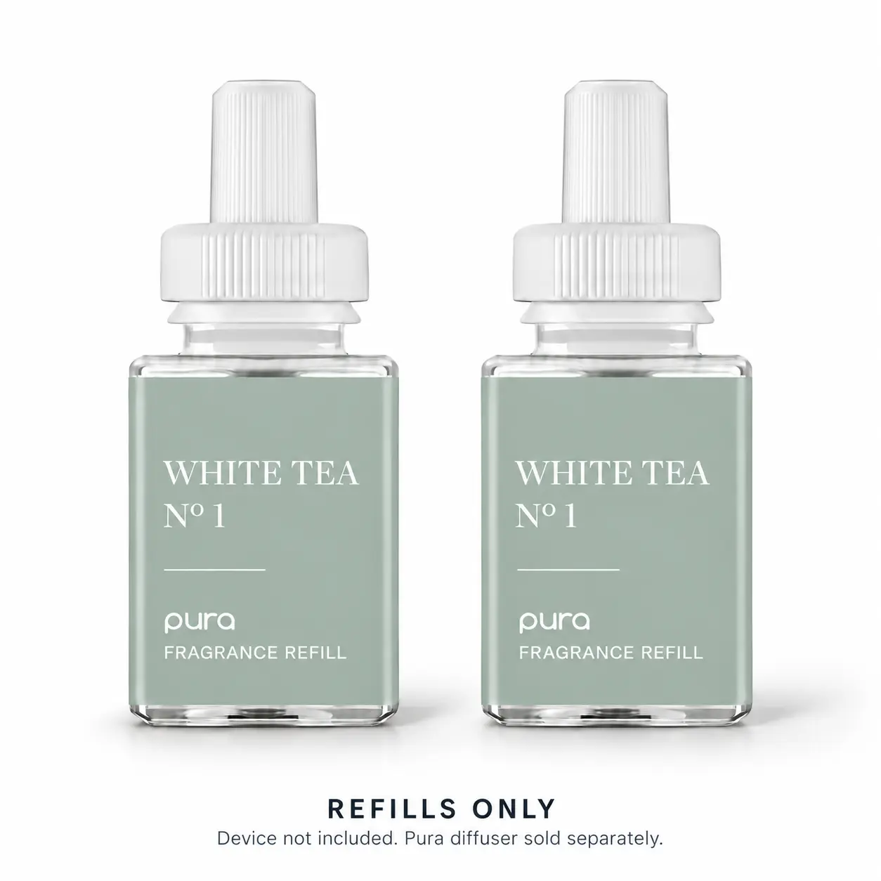 Pura Home Diffuser Refill, 2 Pack, White Tea No. 1