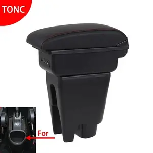 For Peugeot 107 For Citroen C1 Armrest Box Car Console Organizer Toyota Aygo BJ Armrest Car Accessories Store box Interior detail Simple installation