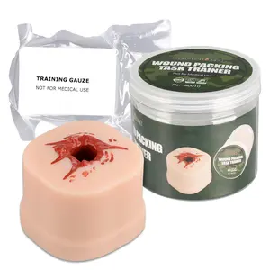 Medarchitect Wound Packing Task Trainer, Bleed Control Tourniquet Trainer, Basic Wound Packing Trainer for Medical Education
