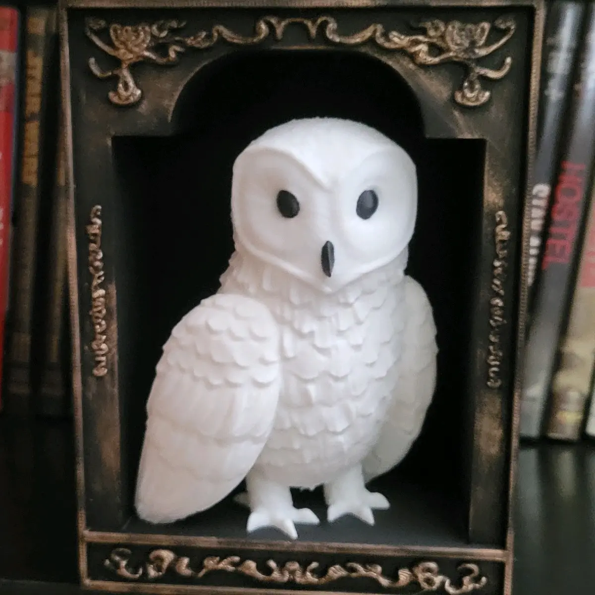Hedwig 3D Printed Snowy Owl Decor - Unique Design Inspired by Harry Potter Series - Perfect Gift for Owls Lovers & Harry Potter Fans