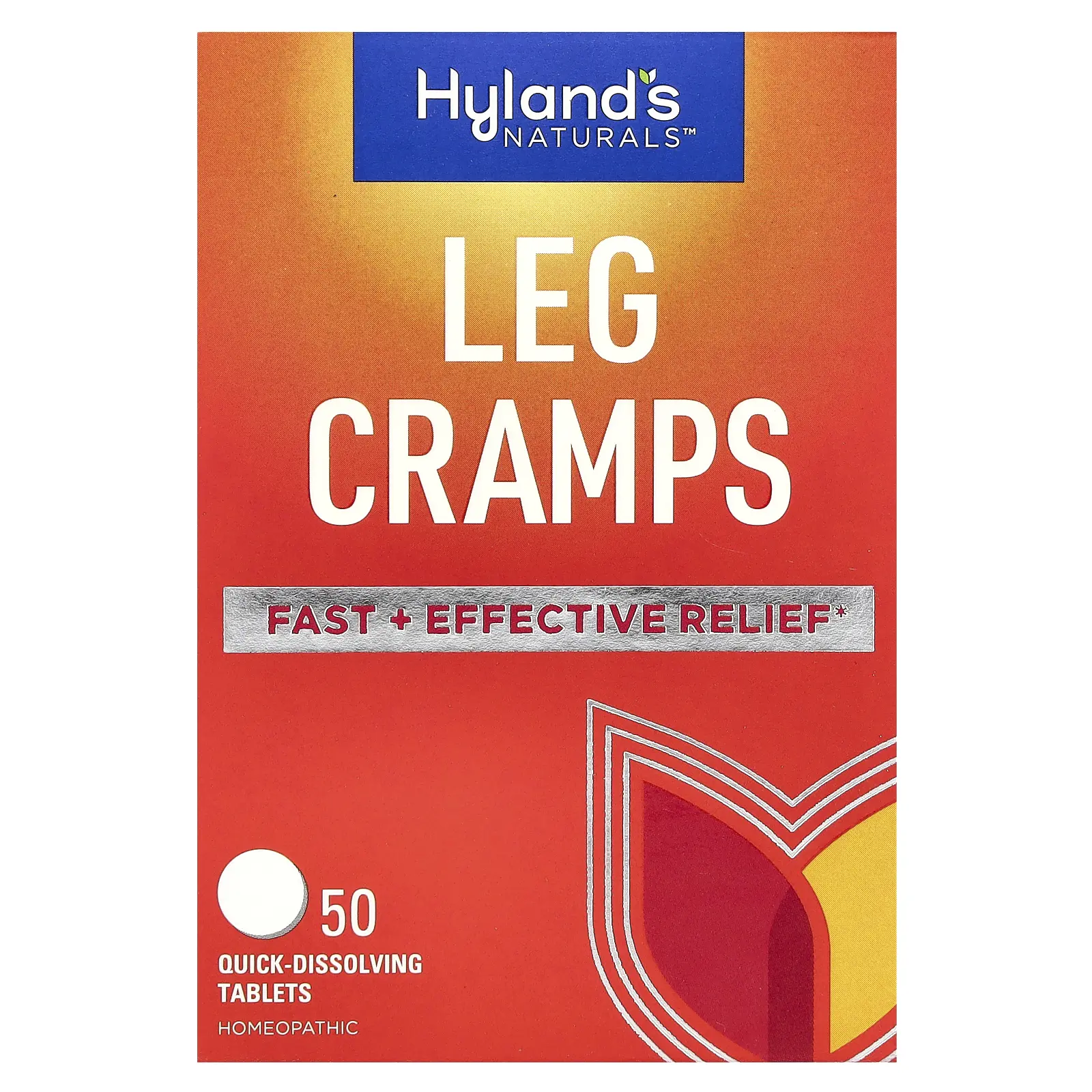 Hyland's Naturals Leg Cramps, 50 Quick-Dissolving Tablets | HSA/FSA Eligible