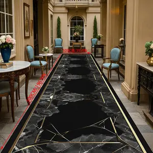 Crystal Velvet Luxury Hallway Runner Rug, Outdoor Patio Carpet, Soft Easy Clean Bedroom Kitchen Decor Mat