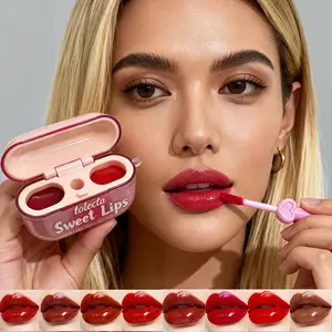 The Headphones Feature an Adorable Design. Included Is a Box Containing Lipstick And Lip Gloss in Two Shades. It Also Comes with a Lip, a Travel-Sized Lip Gloss, And a Shiny Lip Balm