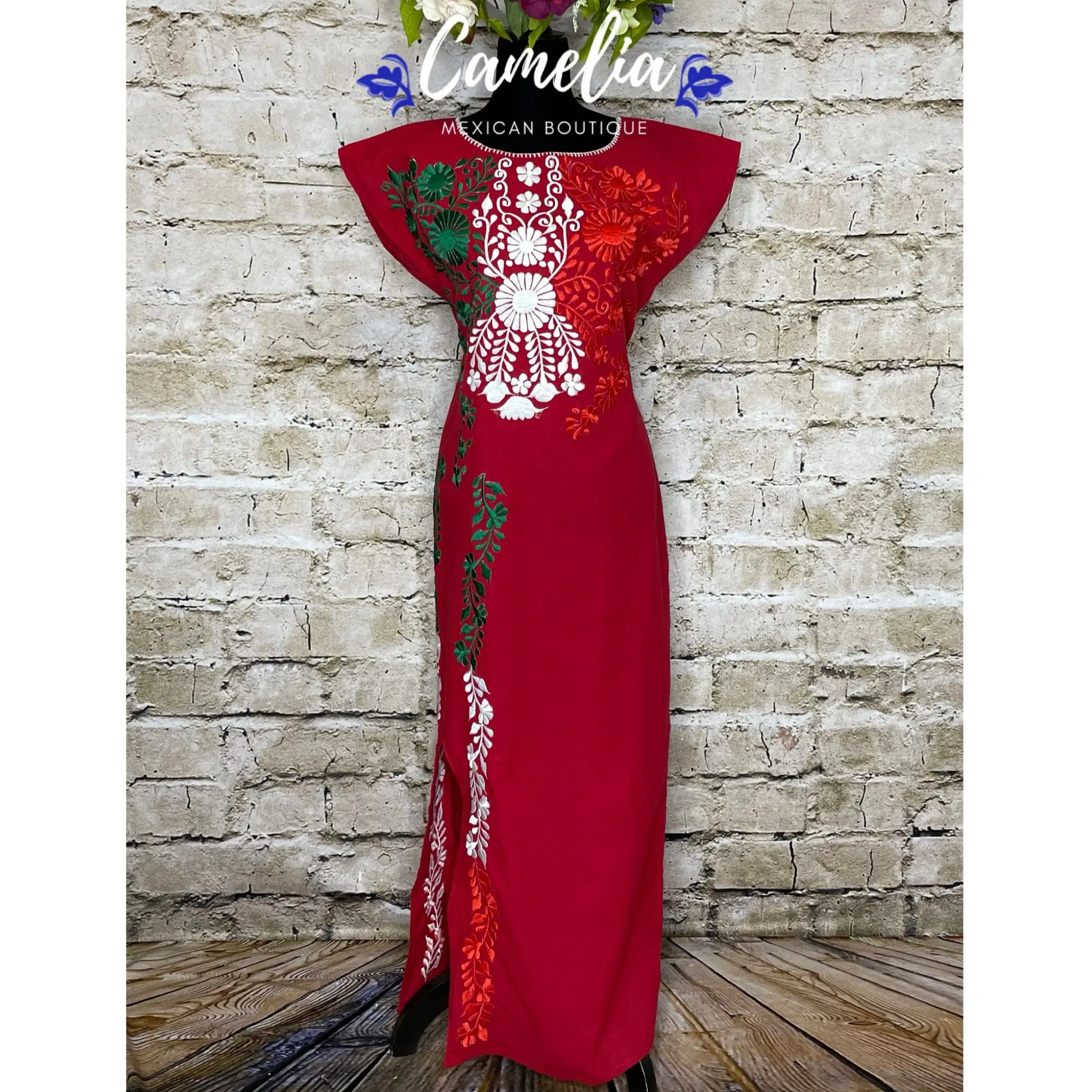 Tri-Color VIVA MEXICO Maxi Dress - TikTok Shop