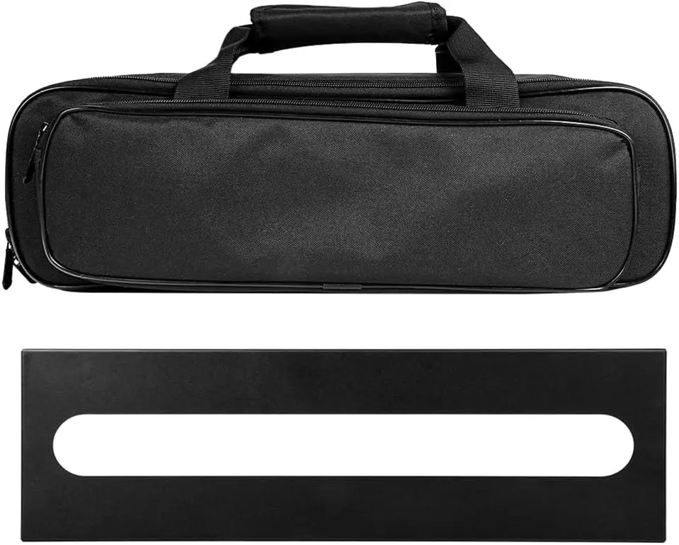 Mini Guitar Pedal Board 15.7" x 4.9" with Carry Bag (SPB-16)