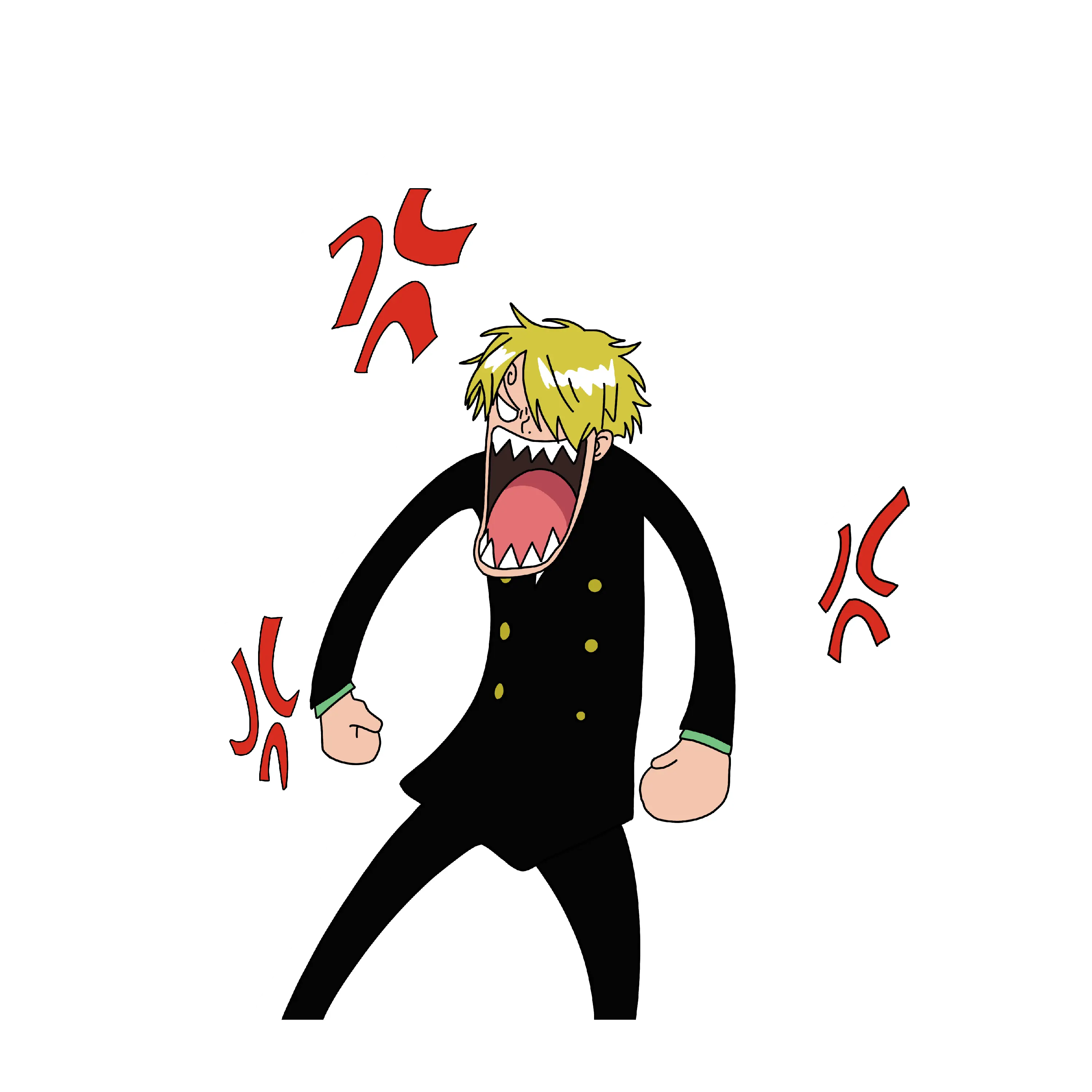 Sanji - One Piece Decorative Sticker