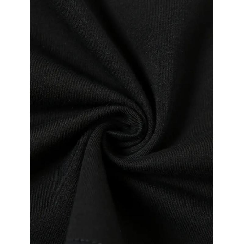 1pc Women's Powerline 95 Tour Graphic T-Shirt - Retro 90s Vintage Design with Lightning Bolt & Stand Out Tour '95 Print, Black Casual Tee, Machine Washable, Perfect Gift for Nostalgic Music Fans