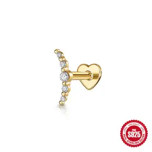 LUNA Flat Back Earring Stack