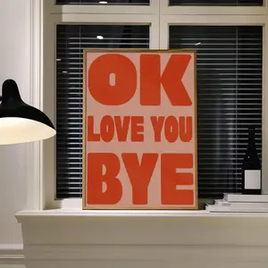 Minimalist Design Wall Art Poster, Cool Corridor Decor, Fashionable Entryway Frameless Print, Universal Setting Modern Style