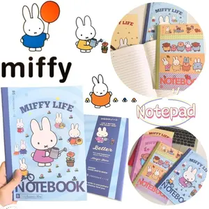 Miffy New Creative Notebook Cartoon  Rabbit Print Doodle High-Value Adorable Girl-Heart Portable Simple Student Lined Notebook