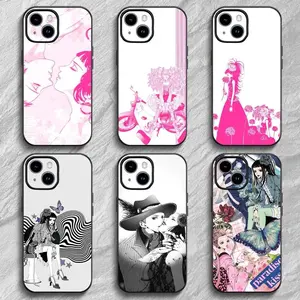 P-Paradise Kiss M-Manga Phone Case, Fashion Anime Black Frosted Soft Protective Cover For iPhone 11-17 Pro Max/Plus & Samsung Galaxy S23-S25