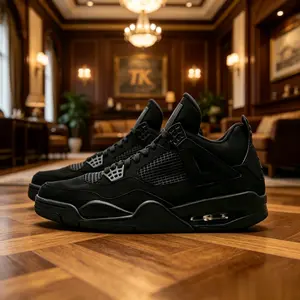 black design makes these kicks ultra-versatile, Casual Comfortable Lace-Up Sneakers