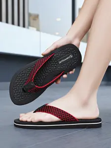 Summer Men's Sandals, Soft Sole Anti-Slip Beach Shoes, Essential for Vacation, Casual Style, All Seasons, Eva Material, Plain Pattern