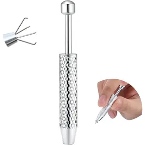 Swiilpo Piercing Taper Ball Grabber Tool for Changing Jewelry - 14G 16G 18G 20G Stainless Steel Flat Back Earrings Applicator Tool Threadless Insertion Pin Thread Body Piercing Kit for Ear Nose Lip,By Traiisutor
