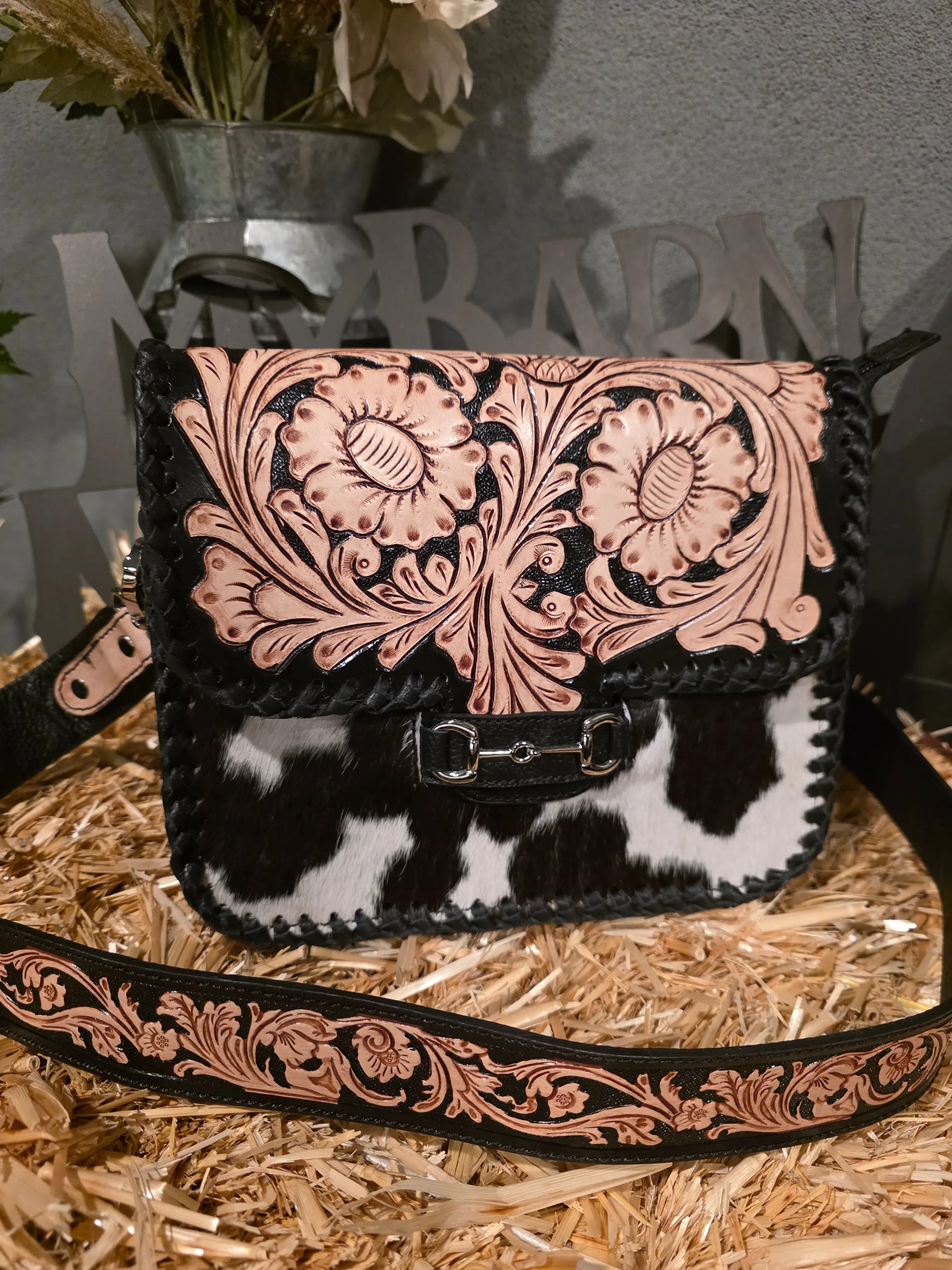 BEST IN SHOW COWHIDE CROSSBODY