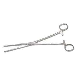 RI 526-H 12" Straight Mosquito Forceps with Clamp and Two Prongs for Effective Mosquito Control