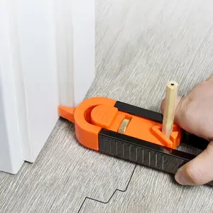 Precise Contour Scribe Tool with Lock for Pencil - Woodworking Edge Corner Measuring Profile Duplicator