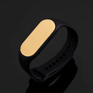 FF0033 New Store Opening | | Custom Silicone Wristband |   Engraved Metal Plate ID Bracelet |   Memorable Gift to Keep Important Info Close
