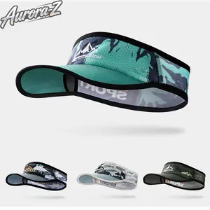 Lightweight Adjustable Sport Visor Cap For Men Women, Unisex Empty Top Sun Visor Hat, Breathable Camo Print Sun Protection Cap For Running Tennis Golf Hiking Camping Beach Daily Outdoor Wear