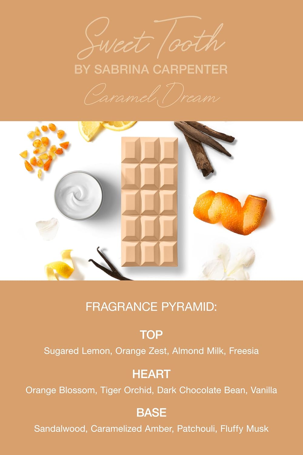 Sabrina Carpenter Eau de Parfum Caramel Dream 1 fl oz Sweet & Sophisticated Fragrance Indulgent Ingredients