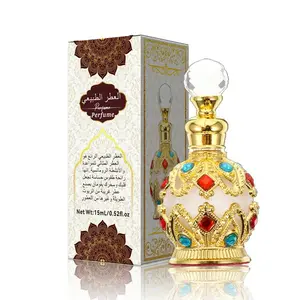 15ml Unisex Parfum Arabian Perfume Oil, 1 Box Long Lasting Floral Scents Perfume, Flower and Fruit Fragrance for Women & Men, Elegant Retro Perfume for Daily & Party Use, Gift for Family