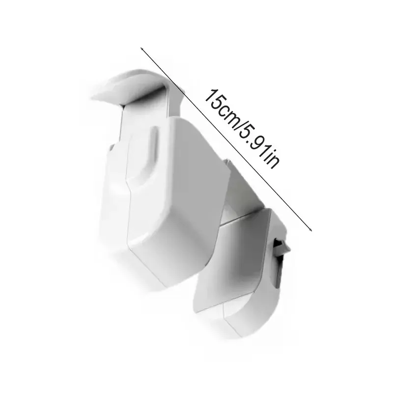 Tool-free adhesive child safety door lock, prevents children from opening, suitable for door handles and levers, child safety protection accessory