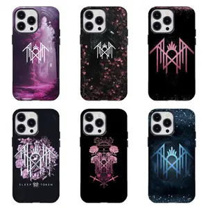 S-Sleep-Token Band Phone Case Gothic Floral Sigil Aesthetic Design Compatible for iPhone 17 16 15 14 13 12 11 and for Samsung S21-S25 Ideal Gift for Vessel Fans