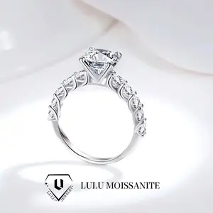【#M242】 (Alice) 925 Sterling Silver Synthetic Moissanite rings