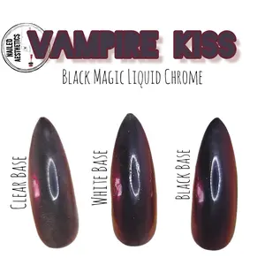 Vampire Kiss - Purple/Red/Maroon Chameleon Liquid Chrome, Color Shifting Chrome, Chroming Liquid for Nails