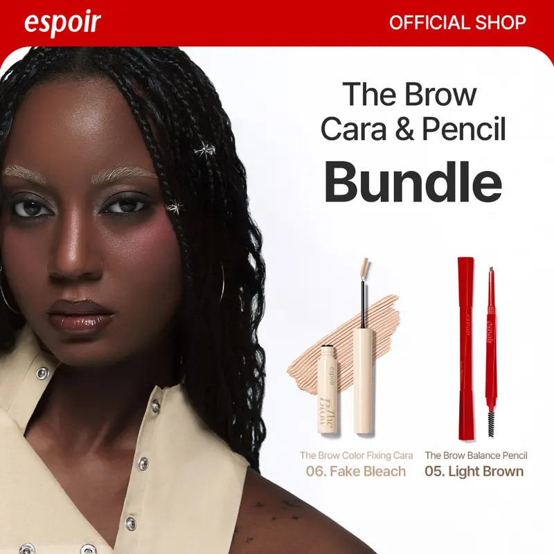 [Espoir Official][Bundle] The Brow Balance Pencil & Fixing Cara | Precise Brow Pencil & Long-Lasting Brow Mascara