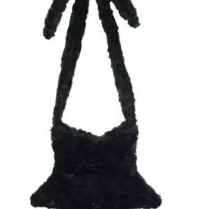 Get Noticed with our Money Catcher Black Faux Fur Star Shaped Crossbody Bag