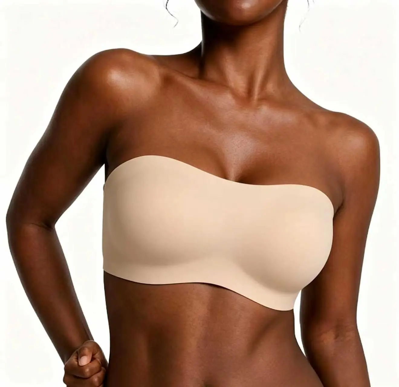 Womens Strapless Bras Push Up Bandeau Bra Non Slip Wireless Supportive Padded Bras Seamless Comfortable Tube Jelly Bra summervibes - TikTok Shop Womens Strapless Bras Push Up Bandeau Bra Non Slip Wireless Supportive Padded Bras Seamless Comfortable Tube Jelly Bra summervibes - TikTok Shop