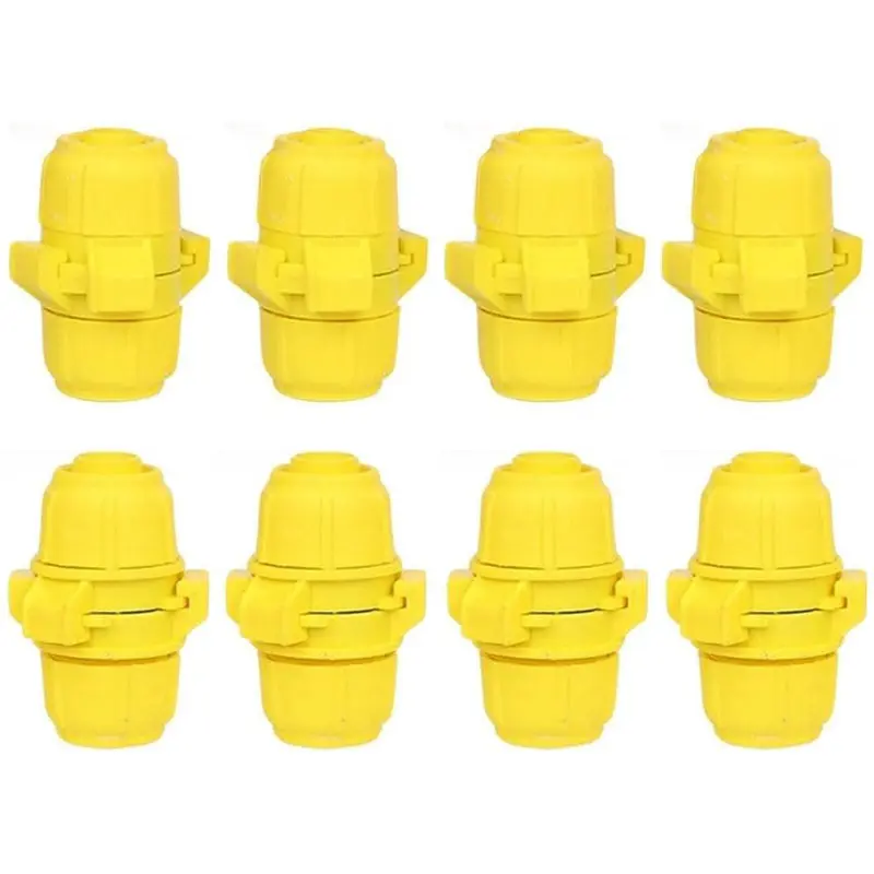 4/8 Pcs Universal Hose Adapter (4/6 Points) – Quick Connector for Garden Watering, Car Wash & Pipe Repair