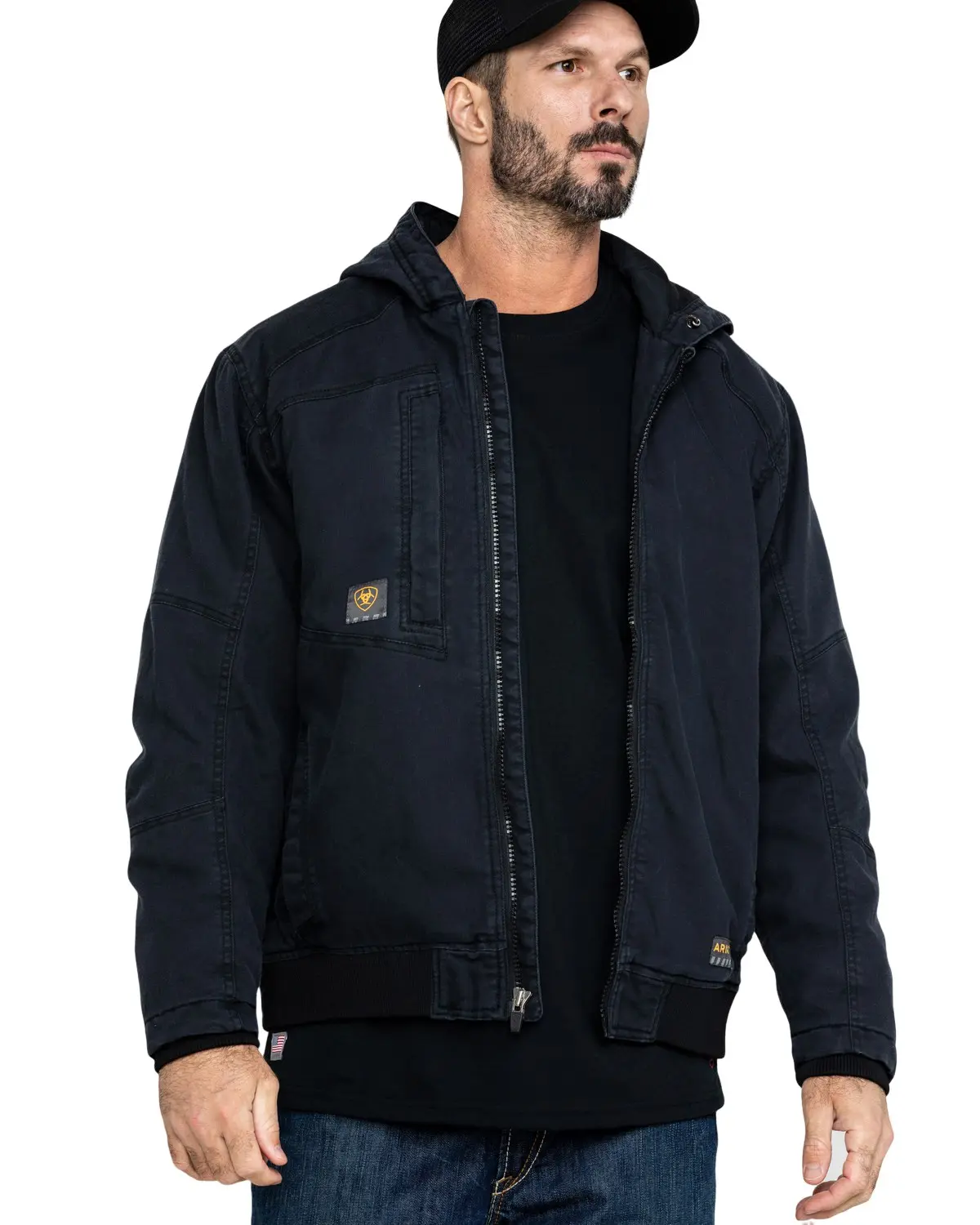 Ariat Men's Men'S Rebar Washed Dura Canvas Insulated Work Coat Big And Tall - 10027852-Big