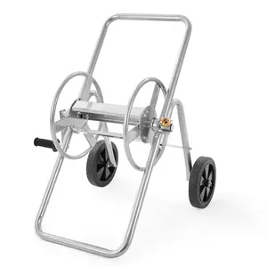 VEVOR Hose Reel Cart, TikTokShopBlackFriday, Hold Up to 175 ft of 5/8’’ Hose (Hose Not Included), Garden Water Hose Carts Mobile Tools with Wheels, Heavy Duty Powder-coated Steel Outdoor Planting for Garden, Yard, Lawn