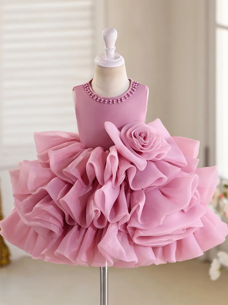 elegant 21st birthday dresses Mqtime Flower Girl Dress Princess Party Elegant Ball Gown Tutu Dresses –  mqtime main image 1