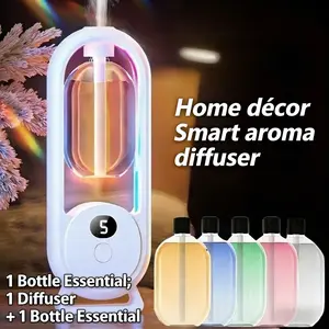 Home Aromatherapy Diffuser with Large Capacity Humidifier, 5 Essential Oils Included, Ideal for Hotels, Spas, Yoga Studios, Perfect Gift for Relaxation