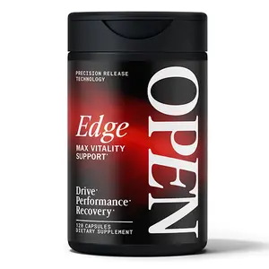 OPEN Essentials Edge Max Vitality Support Precision-Release Capsules for Drive Energy & Recovery 120 Capsules