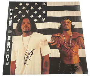 Outkast Authentic Autographed Vinyl Record #4