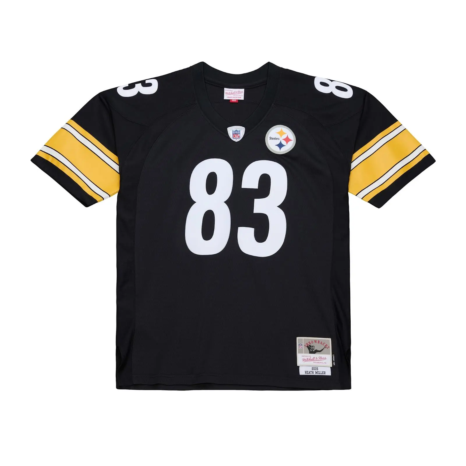 Heath Miller Pittsburgh Steelers 2005 Black Legacy Jersey NFL Throwback Mitchell & Ness