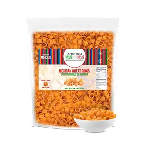 Amantoli - Mexican Duritos Ring Wheat 1Lb (453gr) Snack, Traditional, Crunchy, Delicious | Chicharron/Fritura De Harina En Forma De Anillo Para Freir | Made In Mexico.