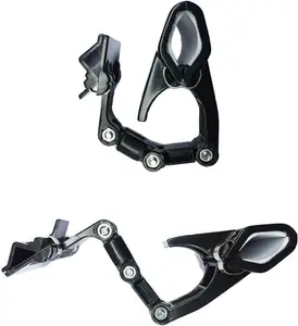 Adjustable Copy Holder Clip  Flexiable Docments Holder - Handy Artist Supplies Holder Canvas Clamp,Pack of 2 (Black)