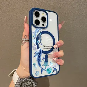 Adorable Magnetic Case for iPhone11/12/13/14/15/16/17/promax Isaiah 43 2 Magnetic Compatible, Lightweight, Anti-Fall | Girly & Chic Style