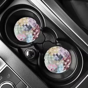 Dance All Night Disco Ball Car Coasters