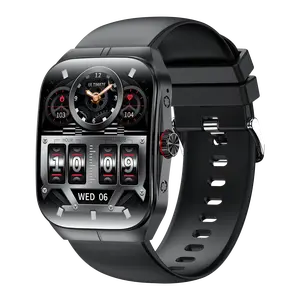 New HK80 Connected Watches Bluetooth Smart Watch with Multi-Sports Modes Call Message Reminders Custom Wallpaper iOS Android Red Pedometer AMOLED HD Retina Screen