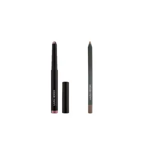 Laura Mercier Caviar Eye Shadow & Eyeliner Duo - 24HR Hyaluronic Acid Infused Pigment Eyeshadow and Eye Liner Makeup Set