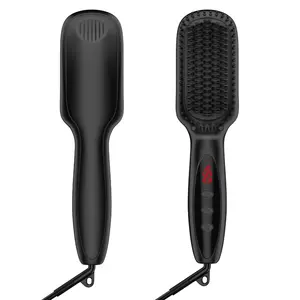 CARER SPARK straight comb Hair Straightener Comb 12-Step Temperature Control Portable Comfort Heated Hair Straightener Brush for Men & Women Straightening Iron