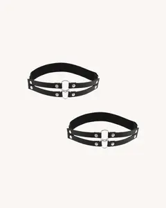 Double Ring Pair Leg Garters