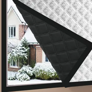 1 Piece Winter Windproof Thermal Curtain – Insulated, Noise-Reducing, Cold-Blocking, No-Drill Install for Bedroom, Living Room, Balcony